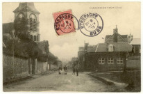 Gamaches-en-Vexin. Rue de l'Eglise.