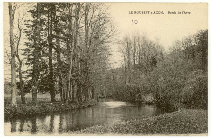 Acon. Le Rousset d'Acon Bord de l'Avre.