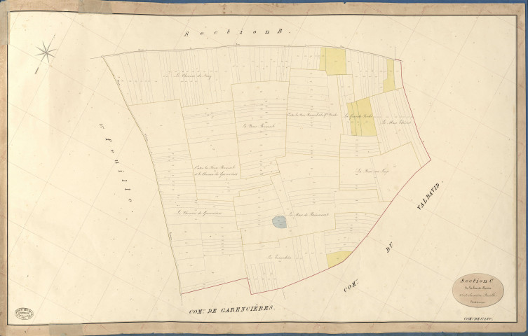 Saint-Luc. Section C _ de la haute Brosse _ 2e et dernière Feuille