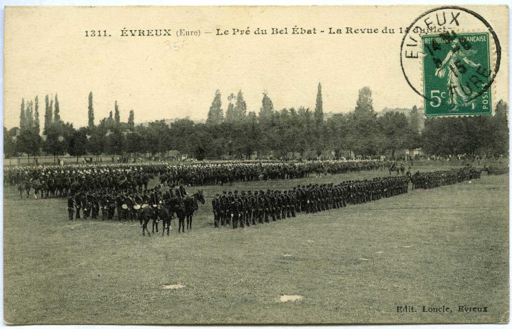 Evreux-Ville. Le Pré du Bel Ébat - La Revue du 14 juillet.