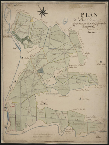 "Plan de la forêt d'Evreux appartenant à l'impératrice Joséphine"