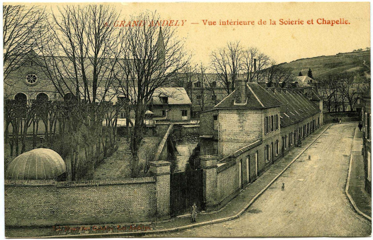 Andelys (Les). Grand Andely - Vue interieur de la soierie et Chapelle.