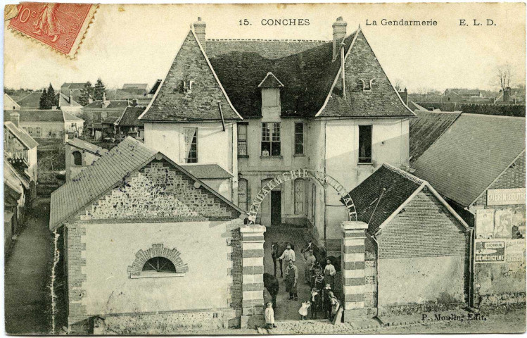 Conches-en-Ouche. La Gendarmerie.