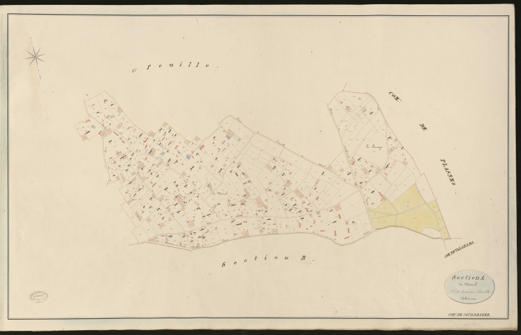 Courbépine. Section A _ du Mesnil _ 2e et dernière Feuille