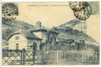 Roquette (La). La Roque, près les Andelys. - La Roche à Tête d'homme et la gare.