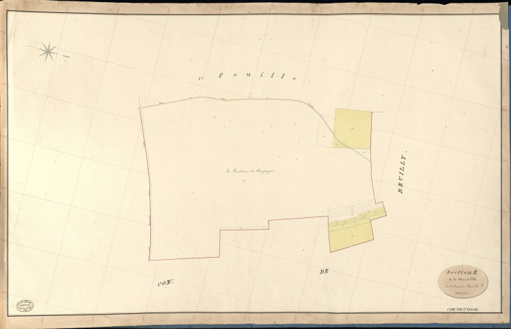 Saint-Vigor. Section E _ de la Mare de l'Ile _ 3e et dernière Feuille