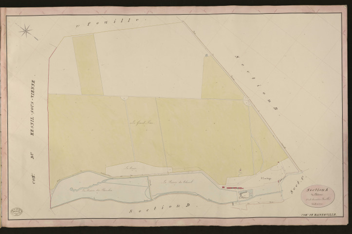 Mainneville. Section A _ du Château _ 2e et dernière Feuille