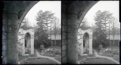 Ruines et vestiges de l'abbaye de Jumièges (Seine-Maritime).