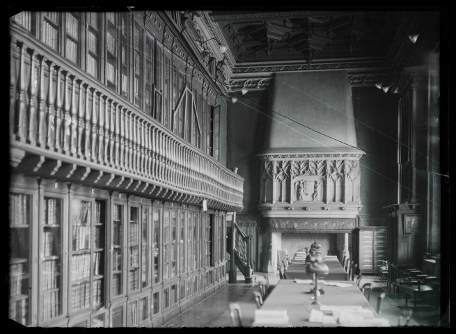 Intérieur du palais de justice de Rouen (Seine-Maritime).