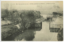 Notre-Dame-du-Vaudreuil. L'Ecluse sur l'Eure.