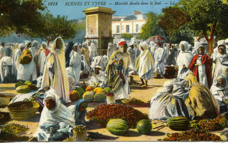 Marché arabe dans le sud