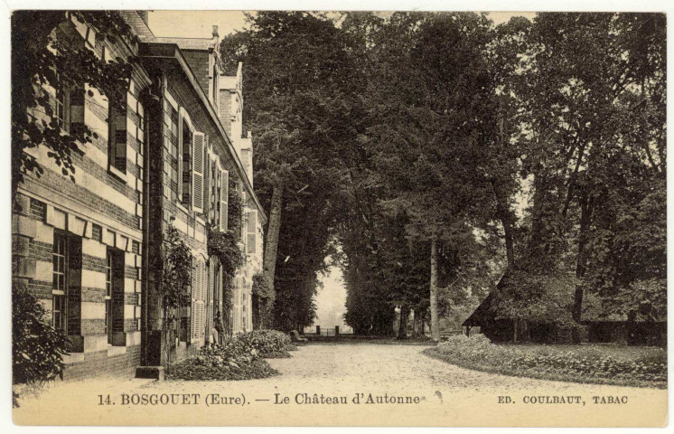 Bosgouet. Le Château d'Autonne.
