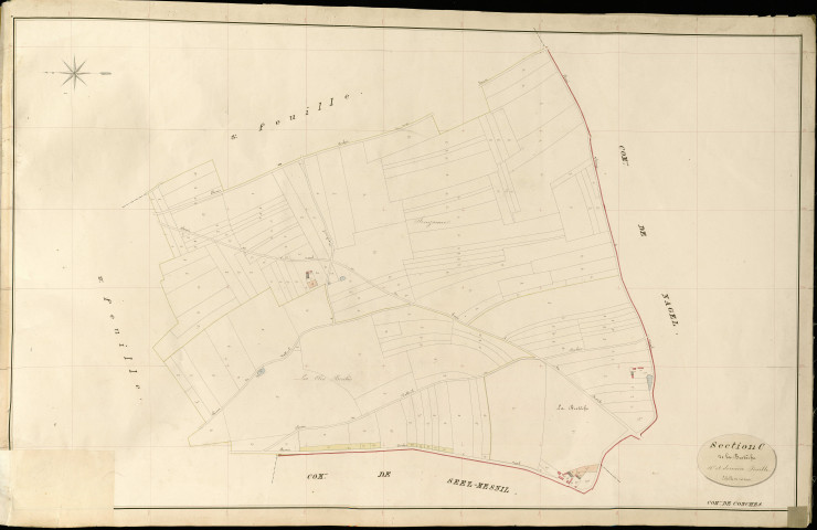 Conches-en-Ouche. Section C _ de la Bretêche _ 4e et dernière Feuille