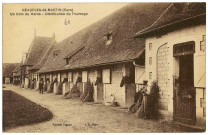 Neaufles-Saint-Martin. Un coin du Haras - Distribution du Fourrage.