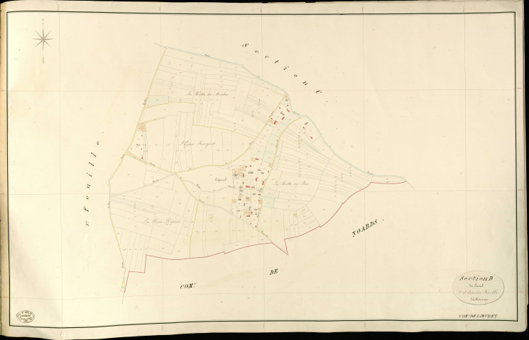 Lieurey. Section D _ du Castel _ 2e et dernière Feuille