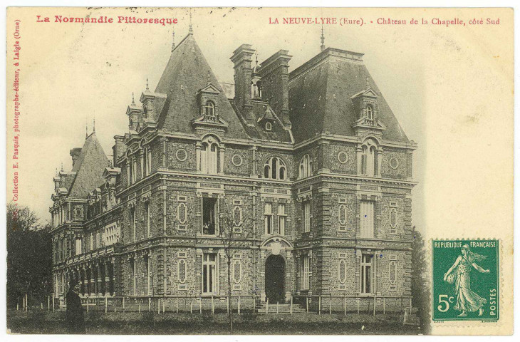 Neuve-Lyre (La). Château de la Chapelle, côté Sud.