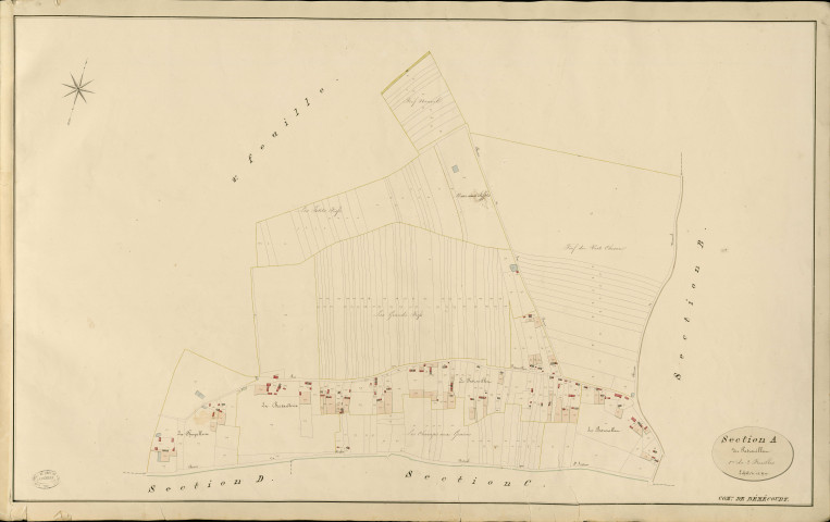 Bémécourt. Section A _ du Patrouillet _ 1re de 2 Feuilles