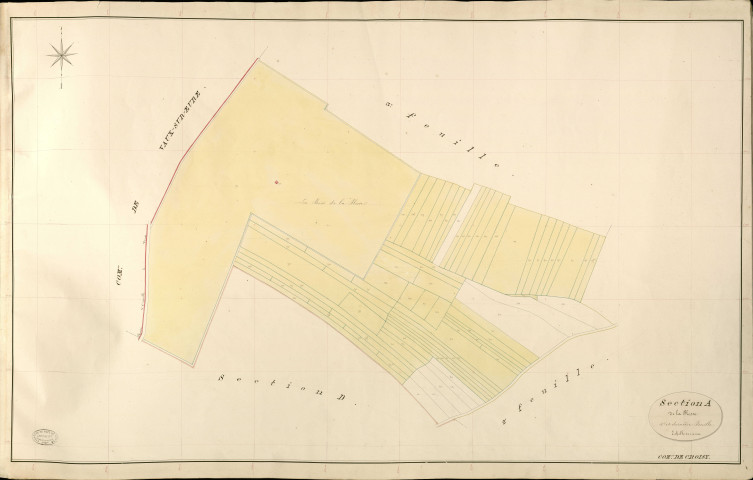 Croisy-sur-Eure. Section A _ de la Plesse _ 4e et dernière Feuille