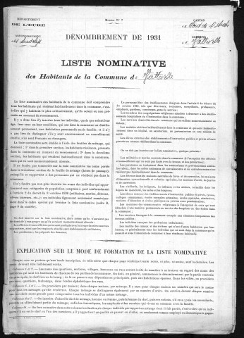 VATTEVILLE 1931
