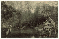 Dangu. Paysage sur la rivière d'Epte.