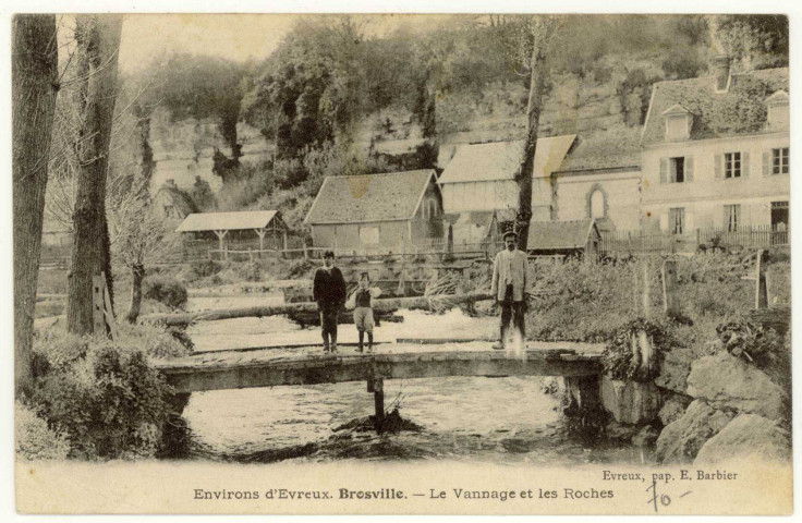Brosville. Le Vannage et les Roches.
