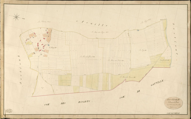 Authenay. Section B _ du hameau du Plessis _ 2e et dernière Feuille