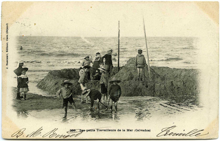 Basse-Normandie. Des petits Travailleurs de la Mer (Calvados).