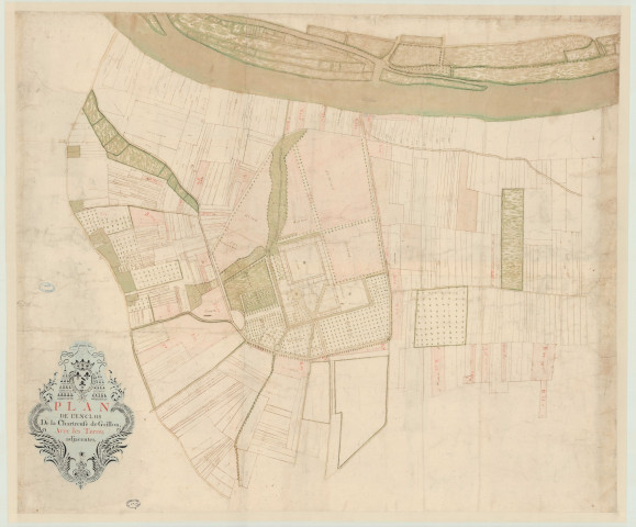 Aubevoye - 1- "Plan des terres tant de la Chartreuse que des particuliers autour de la ditte Chartreuse". * 2- "Plan de l'enclos de la Chartreuse de Gaillon avec les terres adjacentes". *