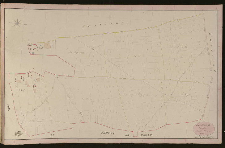 Bosquentin. Section E _ des Minières _ Feuille Unique