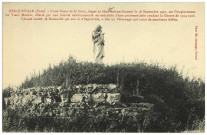 Heuqueville. Notre-Dame de la Croix, érigée et bénie solennellement le 18 septembre 1921, sur l'emplacement du Vieux Moulin, offerte par une famille reconnaissante en exécution d'une promesse faite pendant la Guerre de 1914-1918. Chaque année, le Dimanche qui suit le 8 Septembre, a lieu un Pèlerinage qui attire de nombreux fidèles.