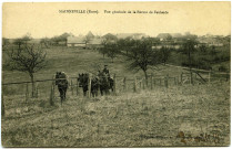 Mainneville. Vue générale de la Ferme de Feularde.
