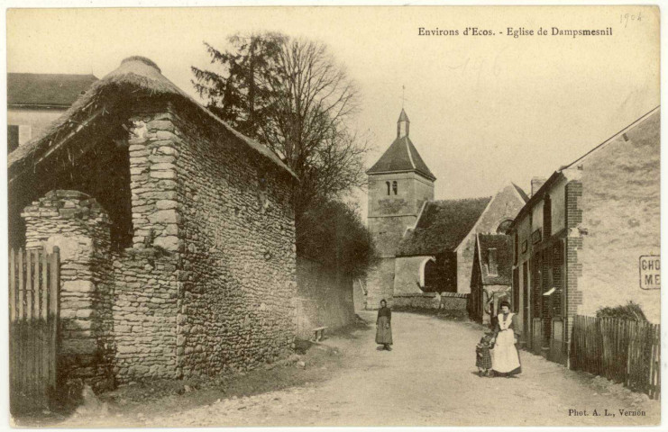 Dampsmesnil. Eglise de Dampsmesnil.