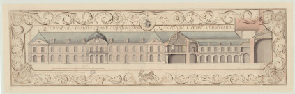 Vieille-Lyre (La) _"Dormitorii Monachorum partis conspectus occidentalis, partisque coenobii claustrorum Beatae Mariae de Lyra".