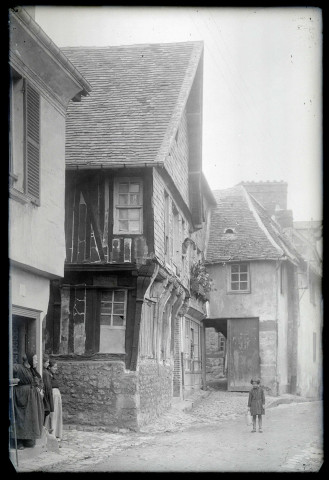 Maison à pans de bois de Caudebec-en-Caux (Seine-Maritime).
