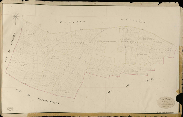 Bretagnolles. Section A _ du Village _ 3e et dernière Feuille