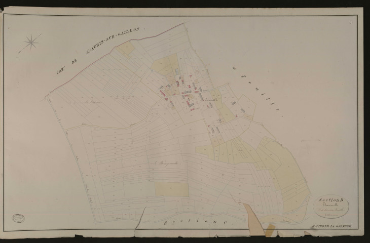 Saint-Pierre-la-Garenne. Section D _ d'Emainville _ 3e et dernière Feuille