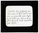 Écriture de Sainte-Marguerite-Marie à Paray-le-Monial (Saône-et-Loire).