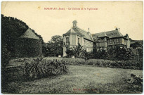 Bouafles. Le Château et le Pigeonnier.