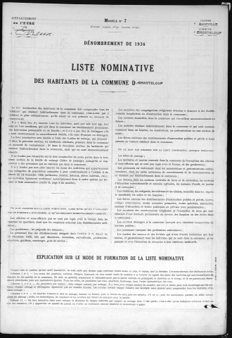 CHANTELOUP 1936