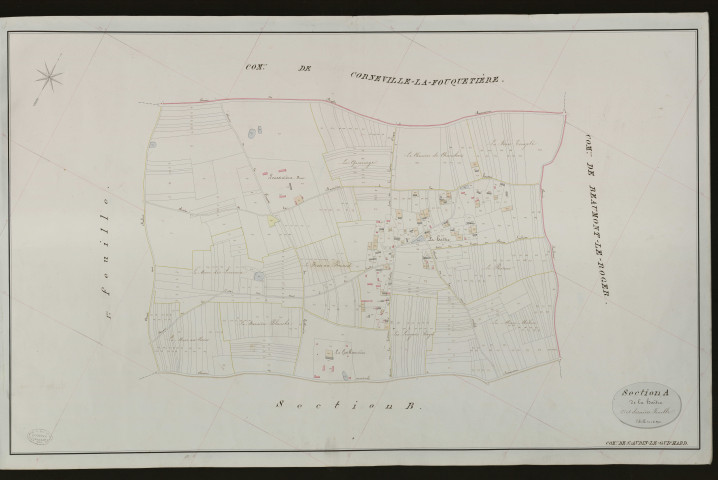 Saint-Aubin-le-Guichard. Section A _ de la haitre _ 2e et dernière Feuille