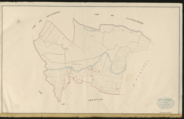 Launay. Section A _ de Launay _ 1re de 2 Feuilles