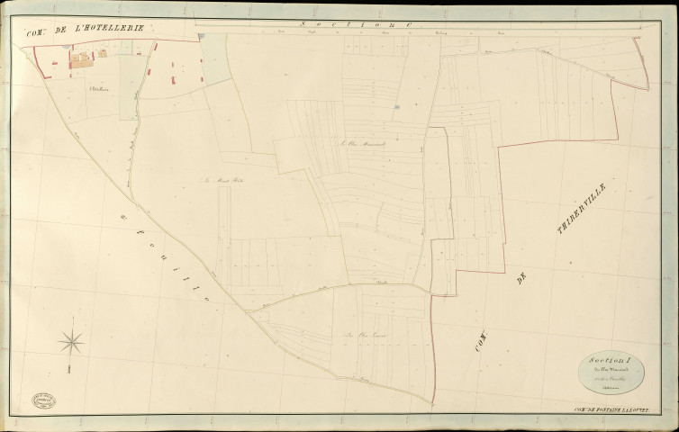 Fontaine-la-Louvet. Section I _ du Clos Mauviard _ 1re de 2 Feuilles