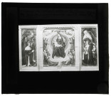 Cathédrale de Moulins (Allier), tableau de Maître de Moulins dit Jean Hey « Triptyque de la Vierge à l'enfant ».