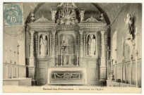 Boisset-les-Prévanches. Intérieur de l'Eglise.