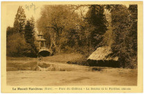 Mesnil-Verclives (Le). Parc du Château - La Source et le Pavillon chinois.
