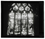 Basilique Notre-Dame de la Couture de Bernay (Eure), vitrail de "La Nativité".