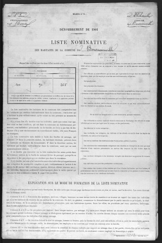 BOURNAINVILLE 1901