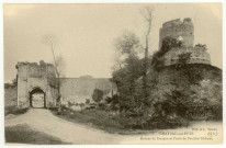 Château-sur-Epte. Ruines du Donjon et Porte de l'Ancien Château.