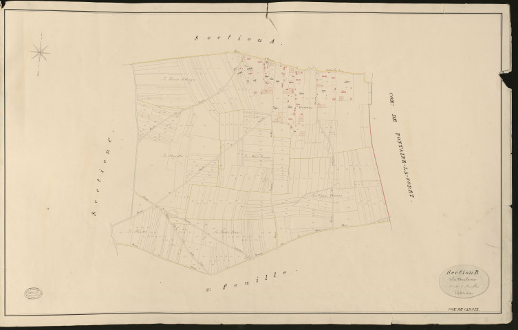 Carsix. Section B _ de la Mare Cerisier _ 1re de 2 Feuilles
