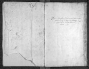 Registre et papier d'office pour le procureur du roi au bailliage et siège présidial et vicomté d'Évreux, commencé par M. de La Musse en 1700 : journal plumitif pour les bailliage et vicomté des déclarations de grossesse, dénonciations et plaintes, décrets d'ajournement, conclusions et décrets de prises de corps, permissions diverses, réceptions, maitrises, tutelles, comptes de recettes de taxes, etc.